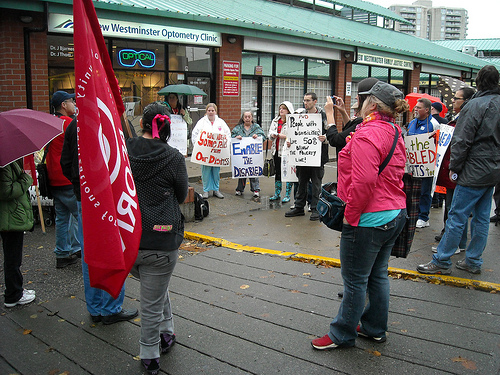 Disability Rights Group in action on October 24, 2012.