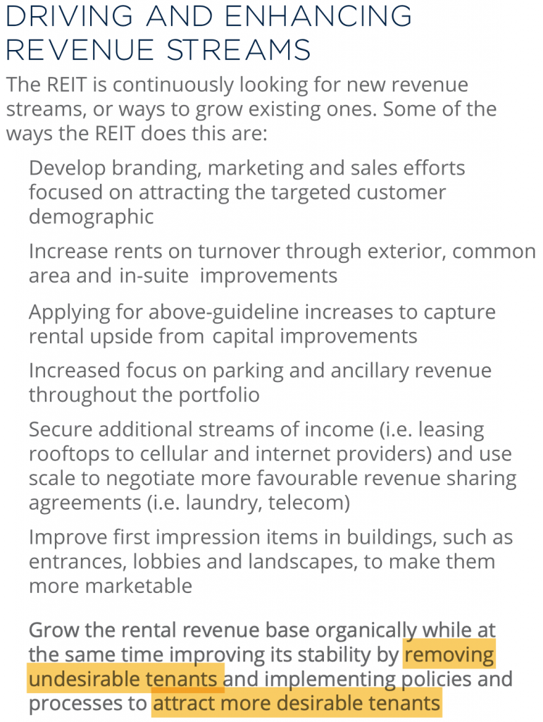 A screenshot from the InterRent REIT 2014 Annual Report
