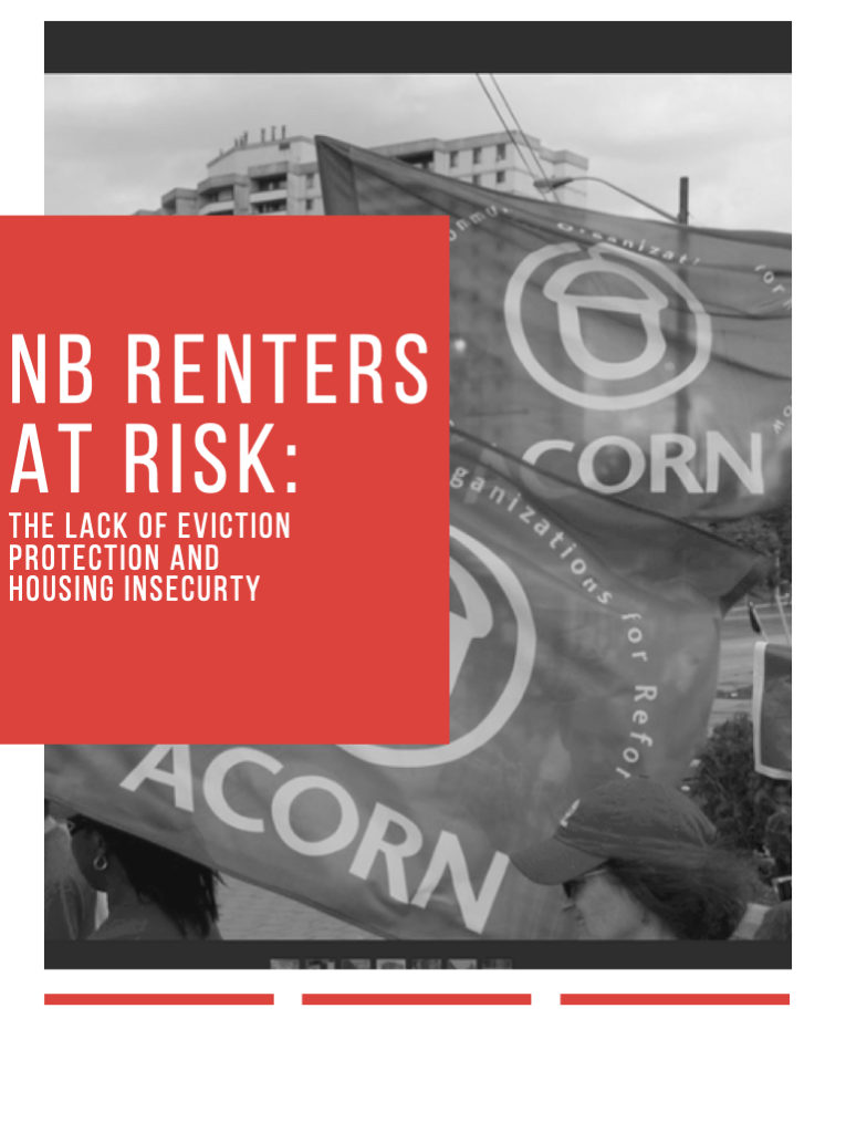 New ACORN report details widespread tenant displacement in NB ACORN