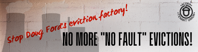 Stop Doug Ford's eviction factory!