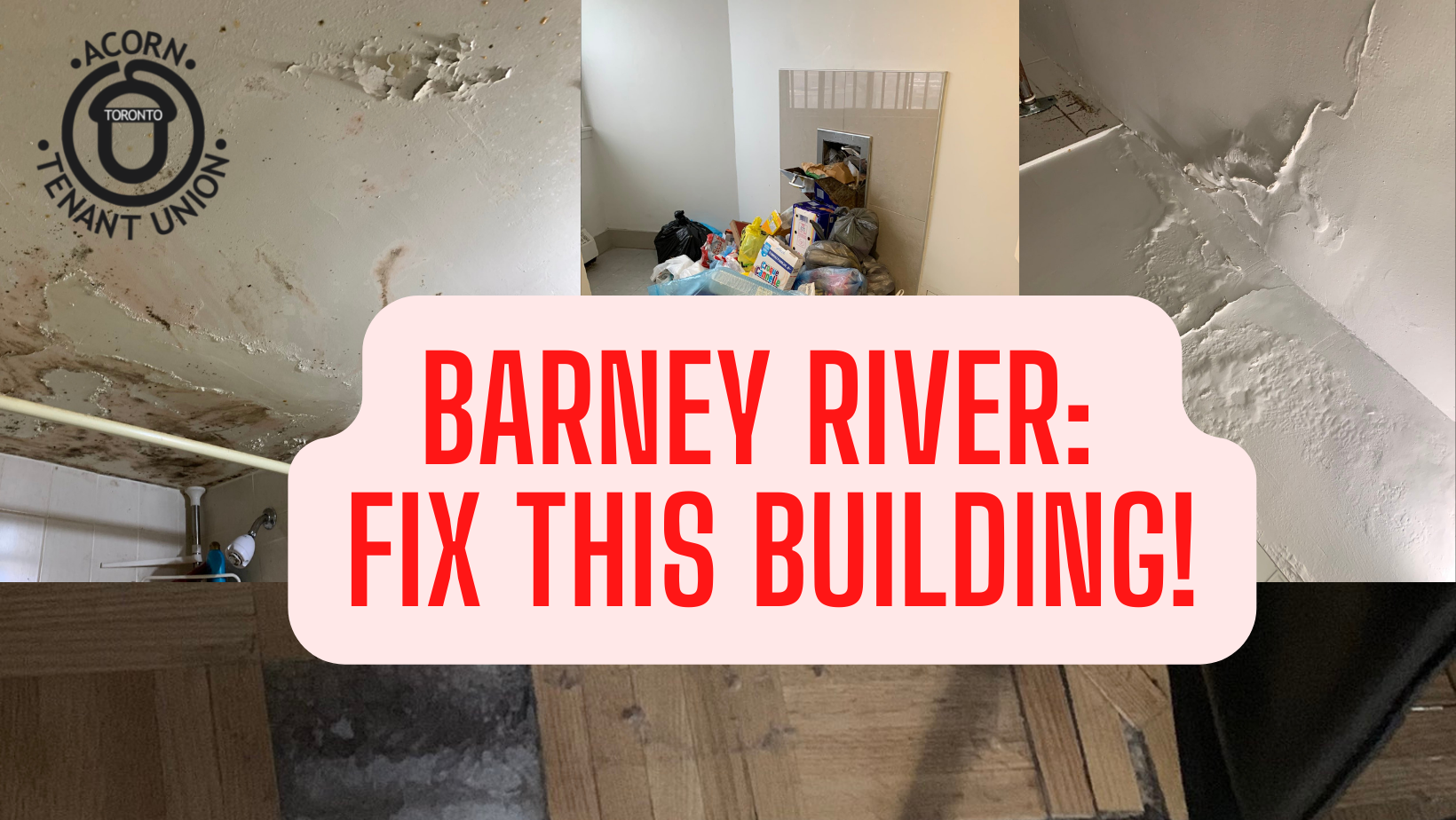 Barney river fix this building!