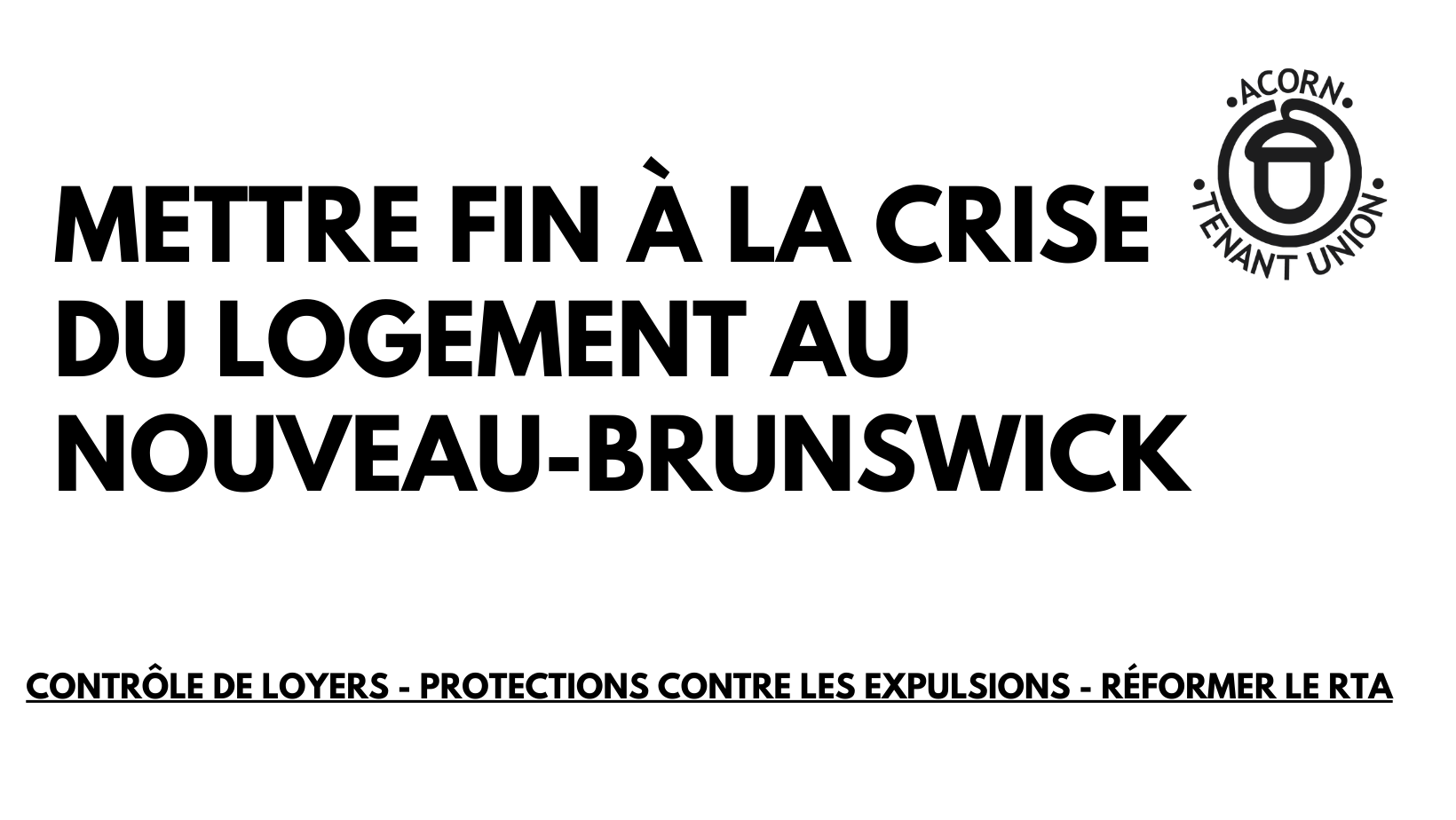 NB housing crisis - French